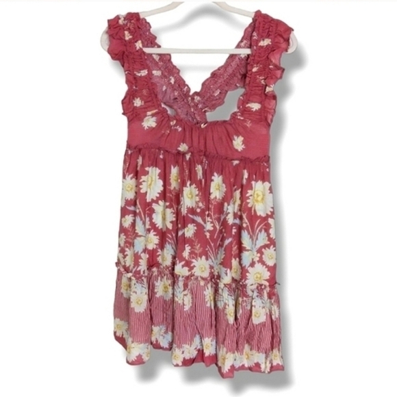 NWT Free People Bali Wild Daisy Slip Dress $88 - Picture 4 of 9